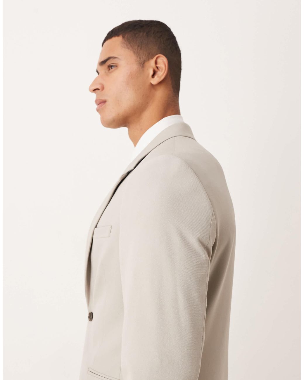 ASOS Gray Slim Suit Jacket for men