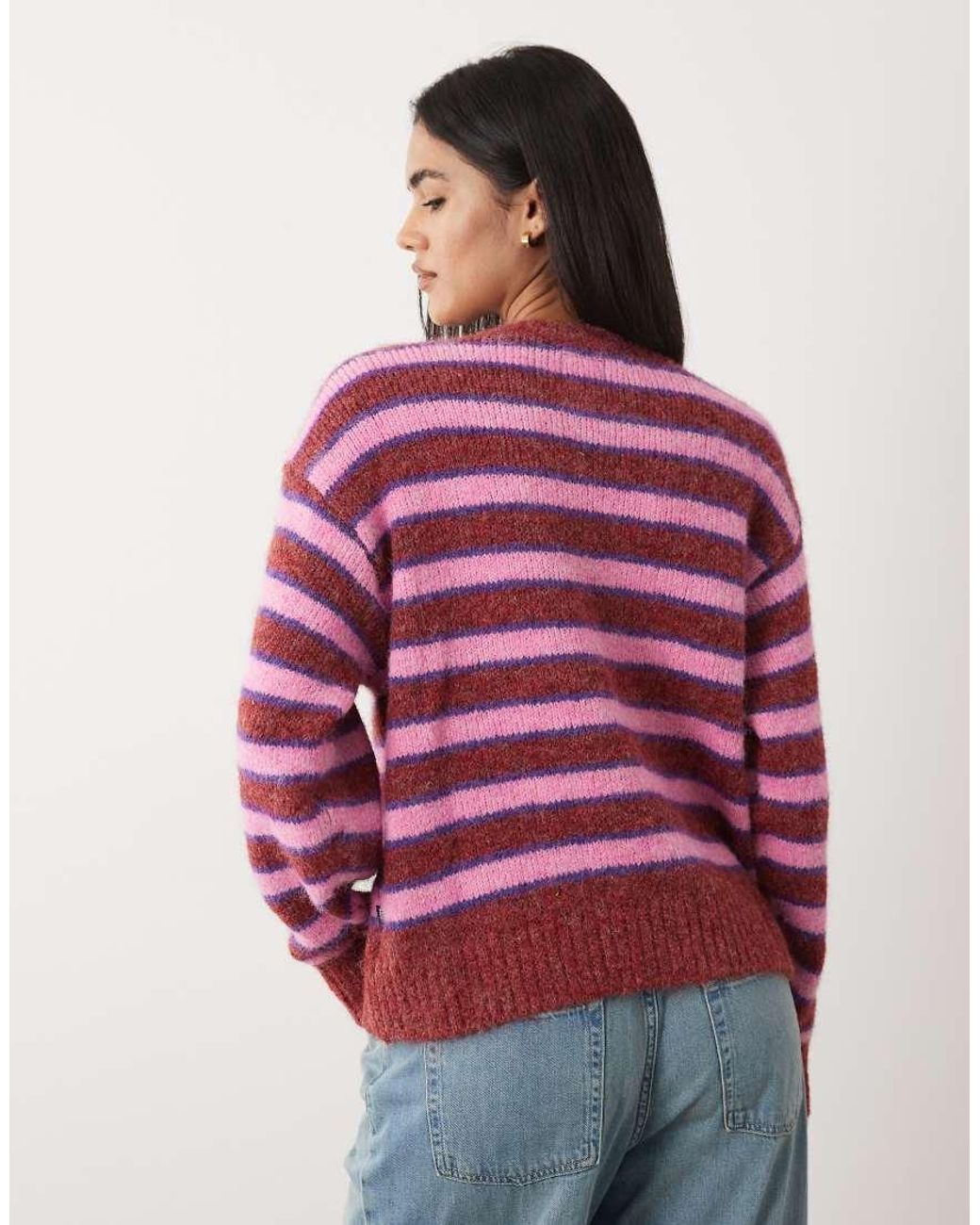 Vans Red Rollins Stripe Sweater