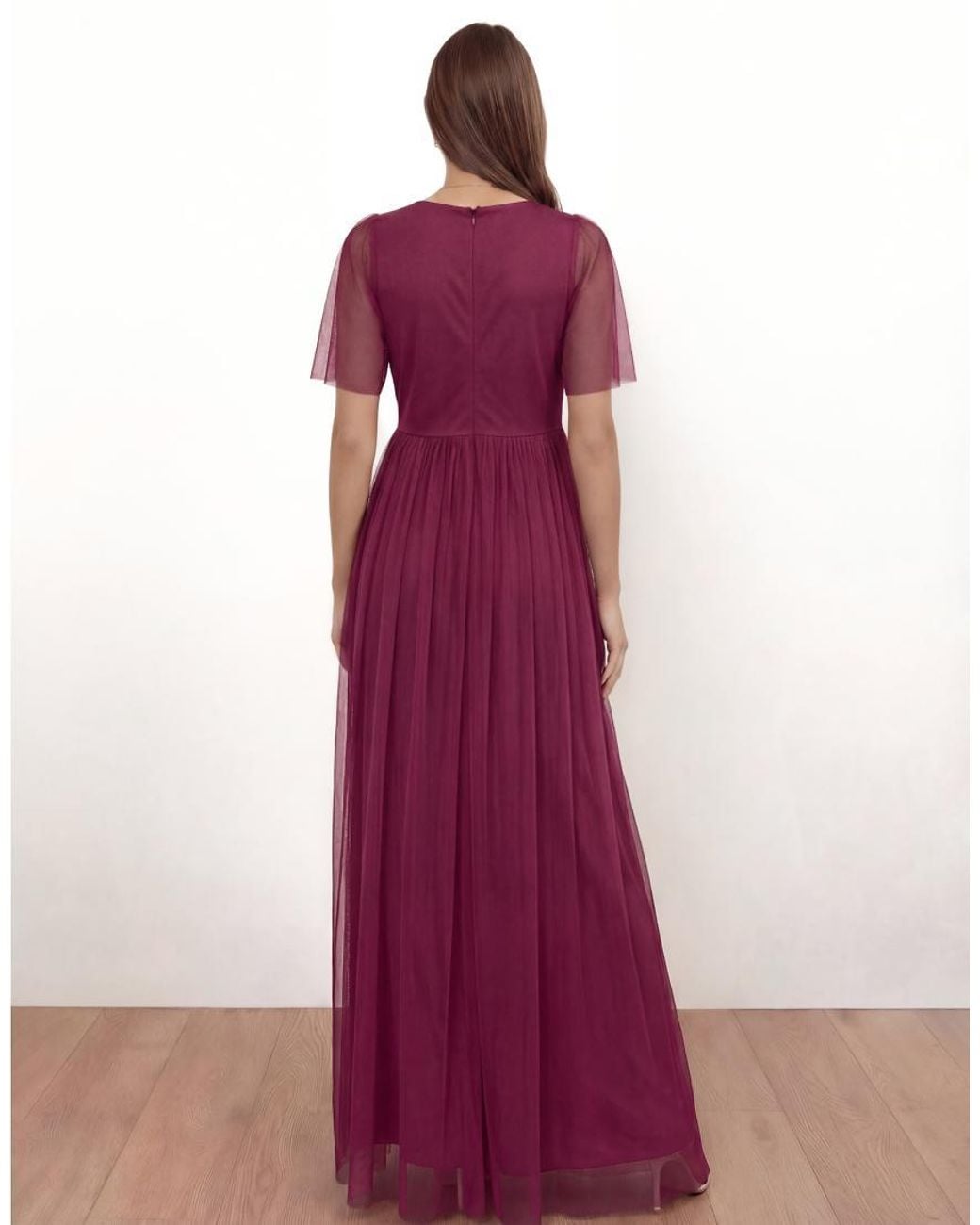 ANAYA Pink Twist Detail Maxi Dress