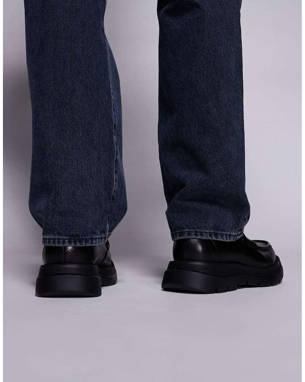 Steve Madden Blue Raiden Trainer Detail Loafers for men
