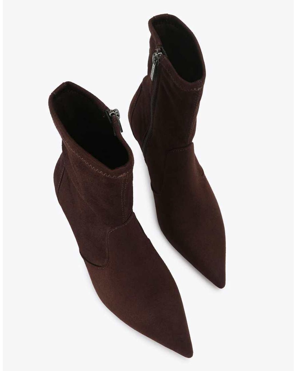 Carvela Kurt Geiger Brown Spirit Ankle Boots