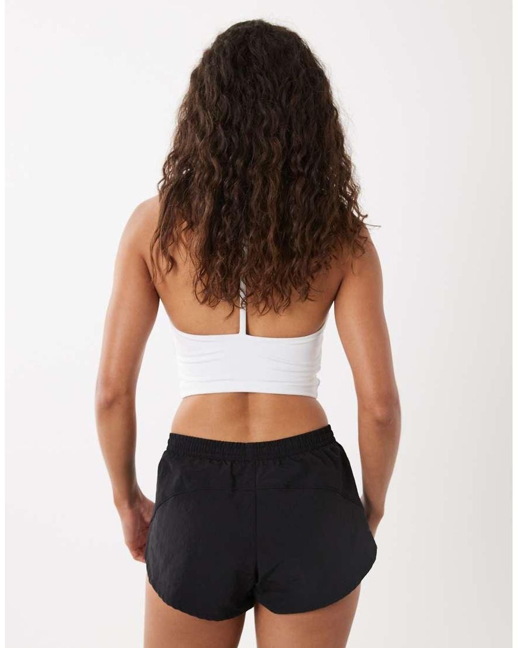 Cotton On Black Active Dolphin Hem Shorts