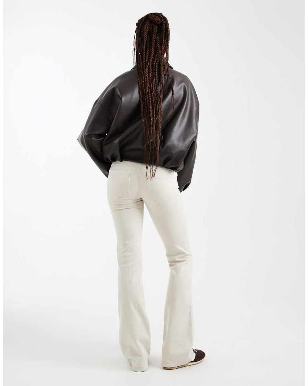 ONLY Black Lola Super Low Waist Flared Jeans