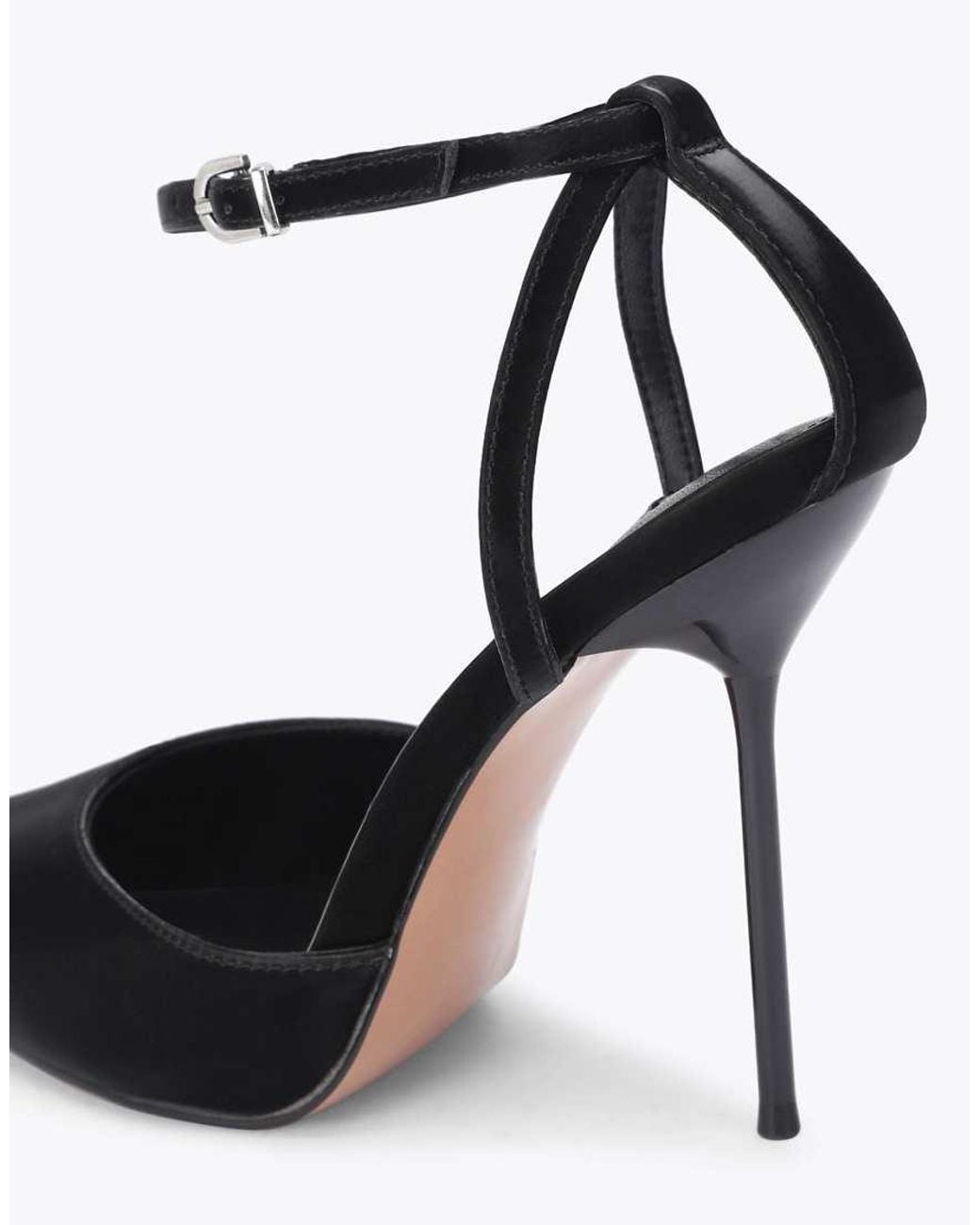Steve Madden Black Morrie Heeled Sandals