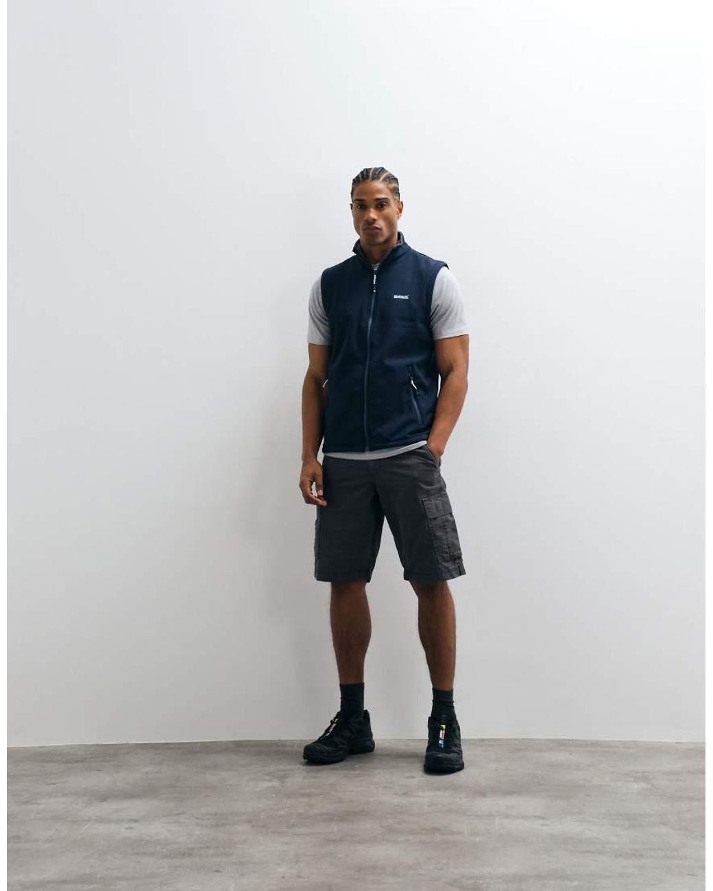 Regatta Blue Wind Resistant Bradwell Iii Softshell Gilet for men