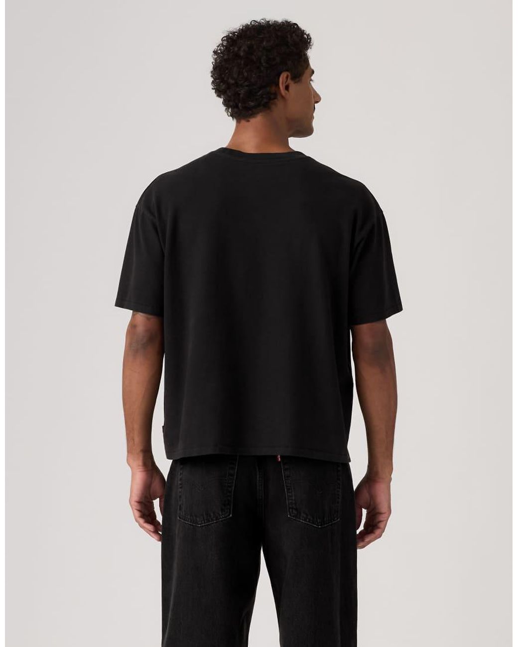 Levi's Boxy T-Shirt in het Black voor heren