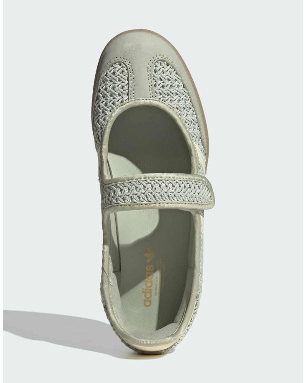 Adidas Originals Gray Samba Mary Jane Flats