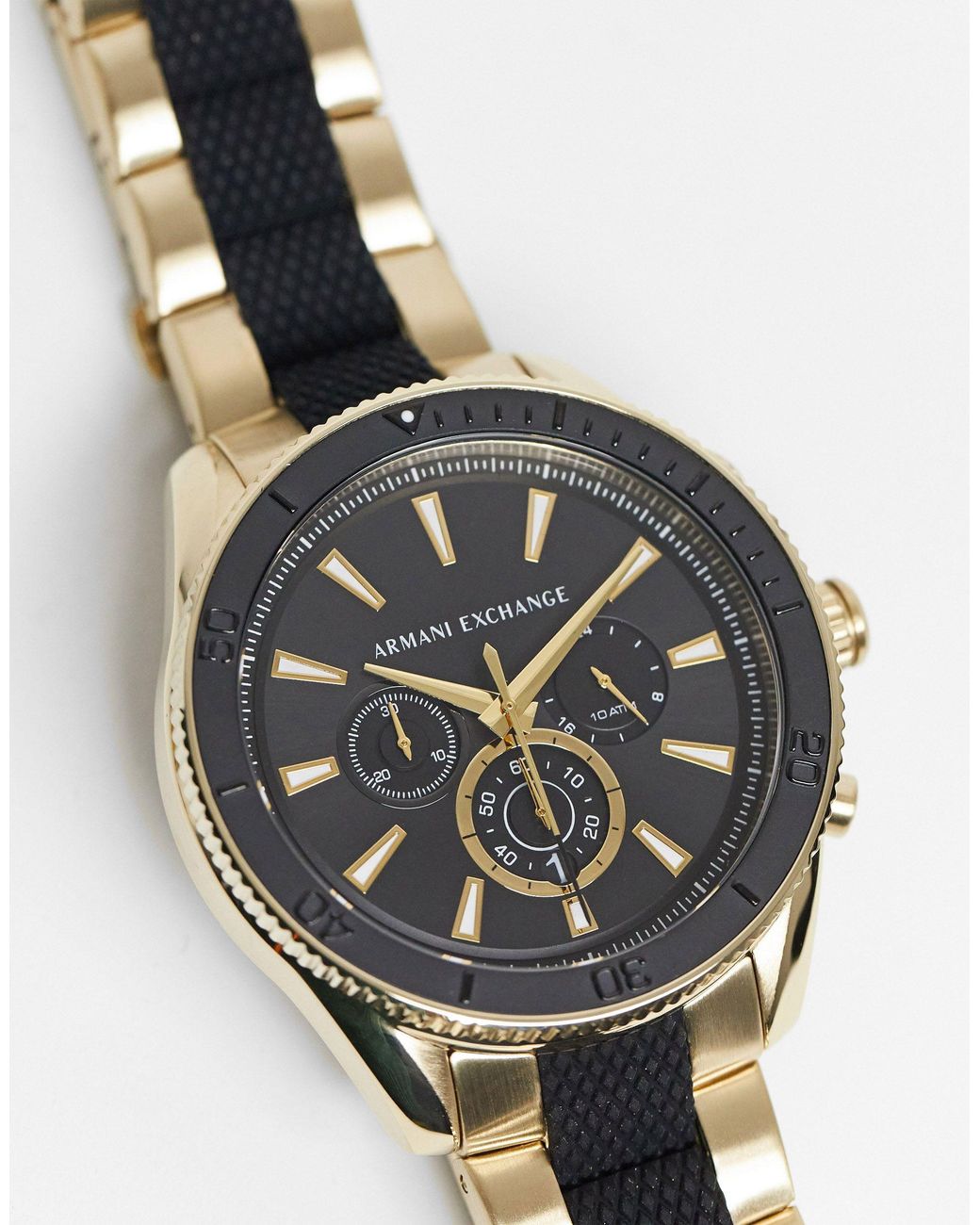 reloj armani exchange negro