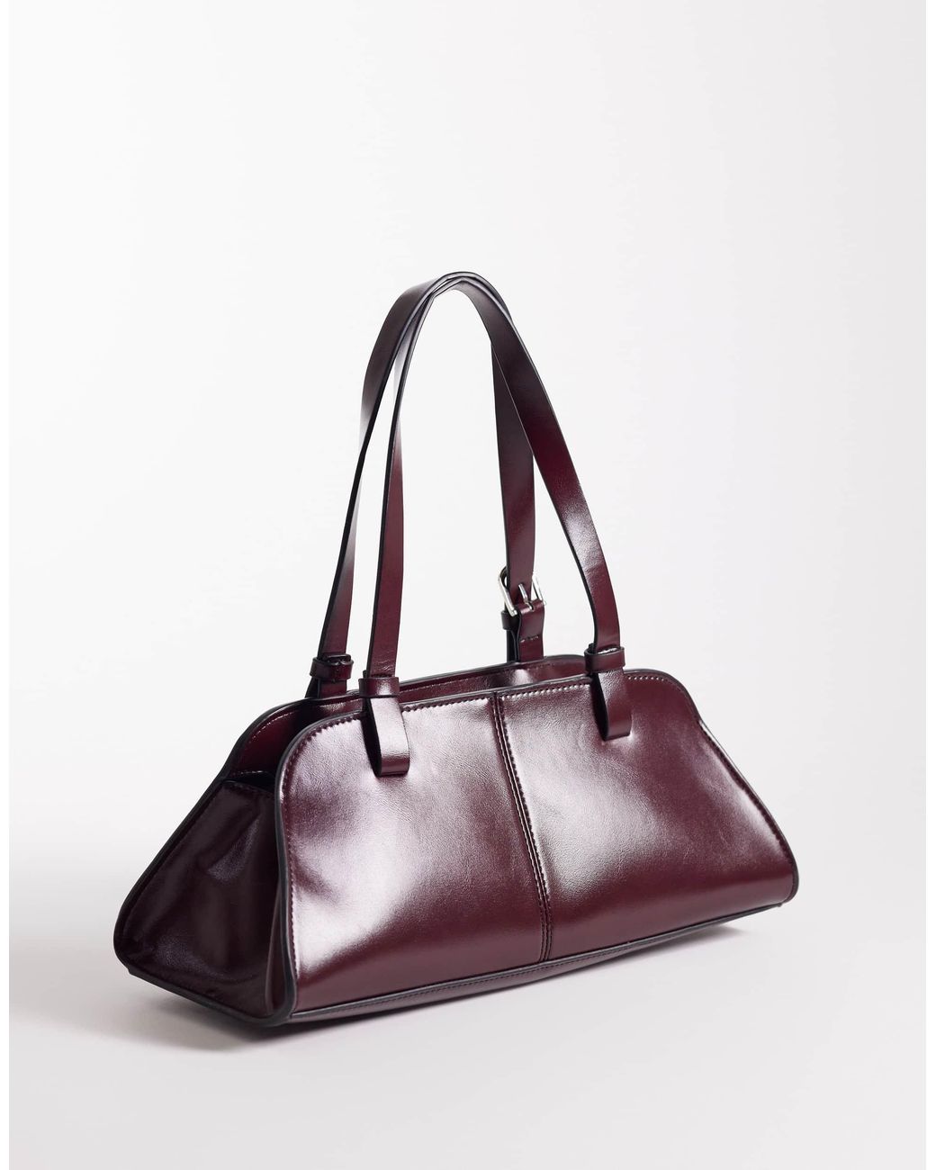 ASOS Purple – eckige bowling-tasche