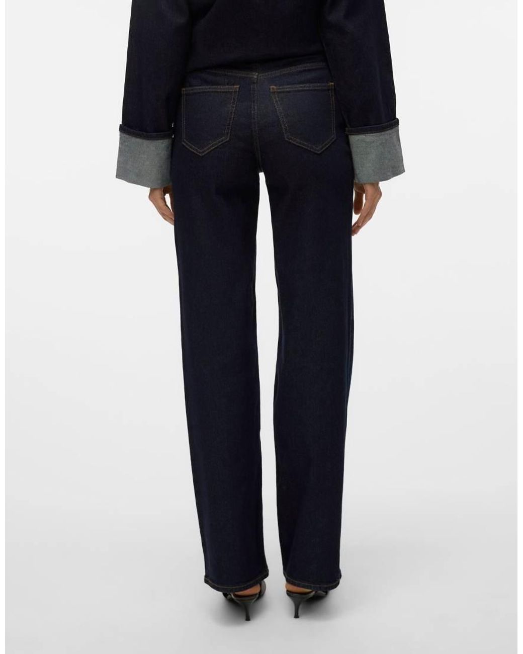 Vero Moda Blue Wide-Fit Jeans