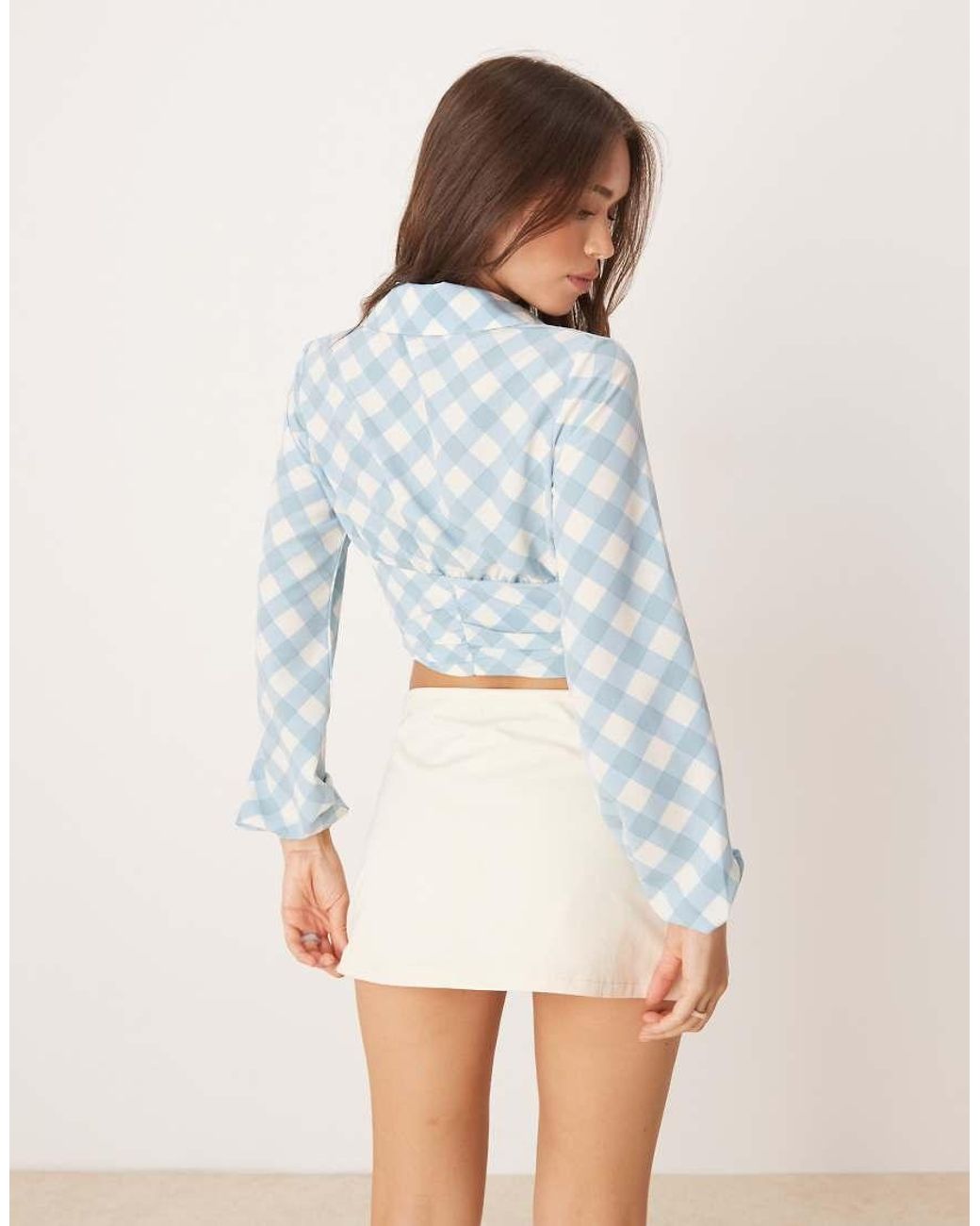 Glamorous Blue Button Up Shirt