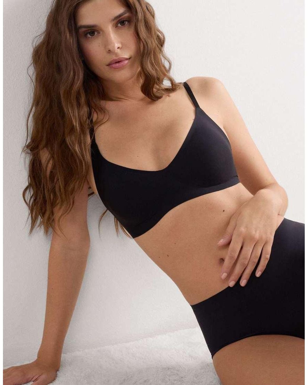 Intimissimi Black Laila Microfibre Bra Top