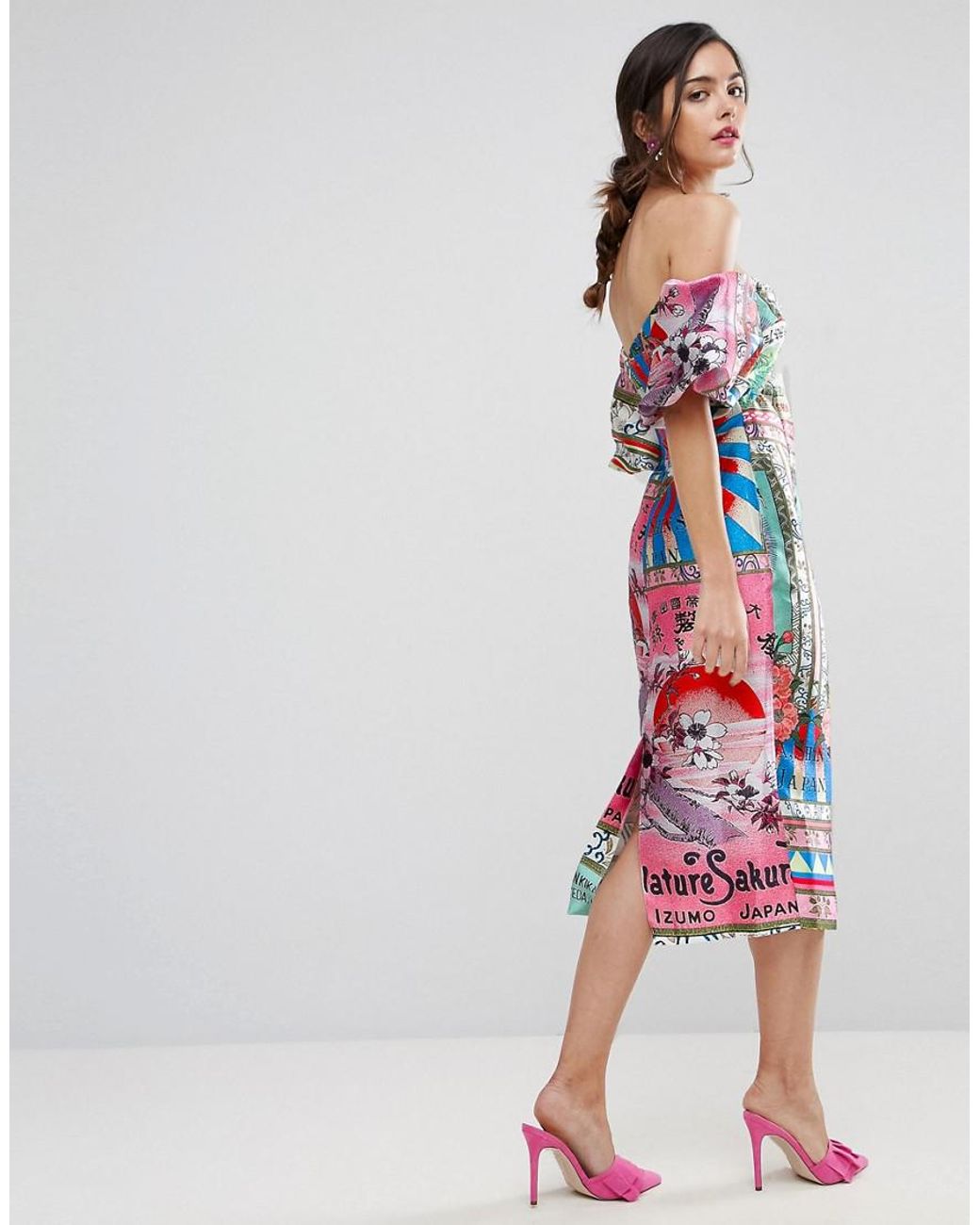 ASOS Synthetic Havana Extreme Sleeve 