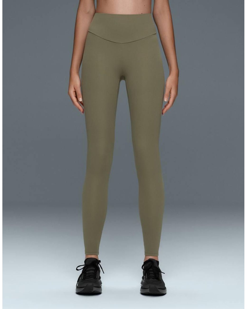Oysho Gray Comfortlux High-rise Ankle Length leggings