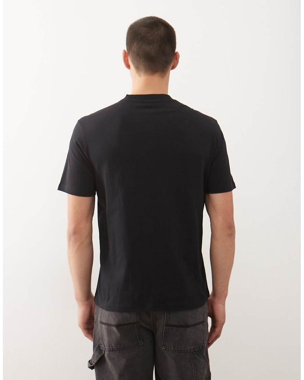 Napapijri Black Small Logo T-shirt for men