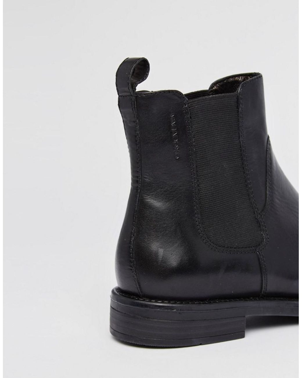 Rafflesia Arnoldi Optimisme Aftensmad Vagabond Shoemakers Amina Black Leather Chelsea Boots | Lyst