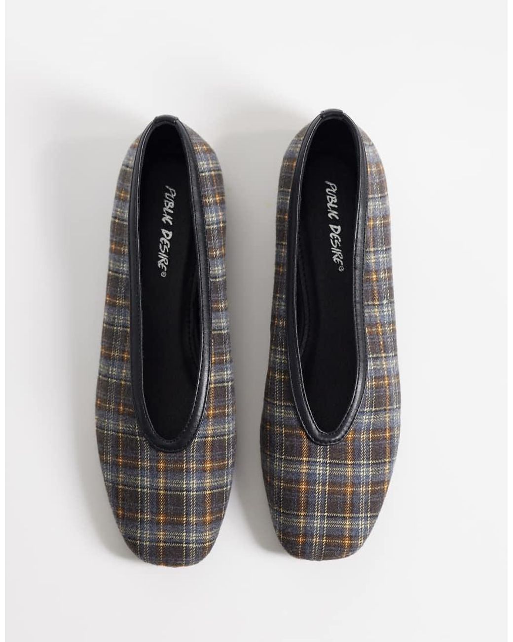 Public Desire Blue Caprice Ballet Flats