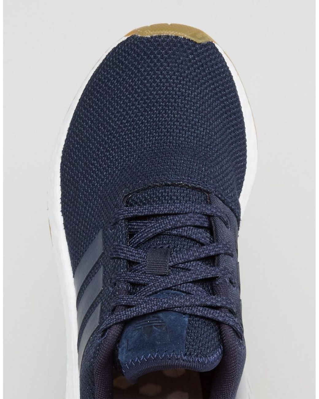 adidas originals navy blue r2 nmd sneakers