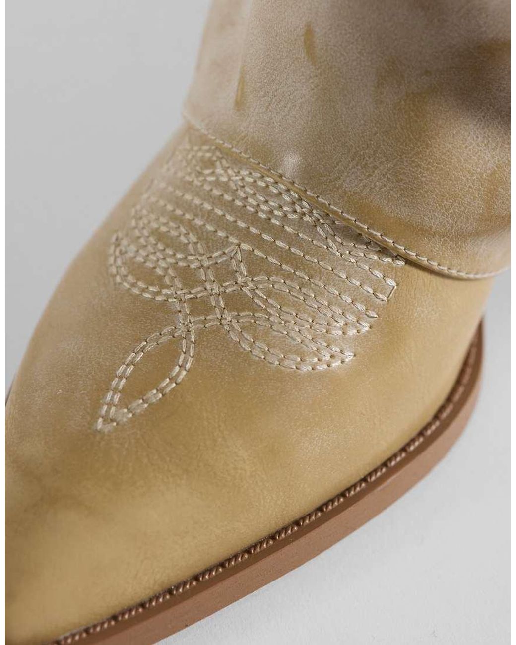 SIMMI White Simmi London Ituama Foldover Low Ankle Boots