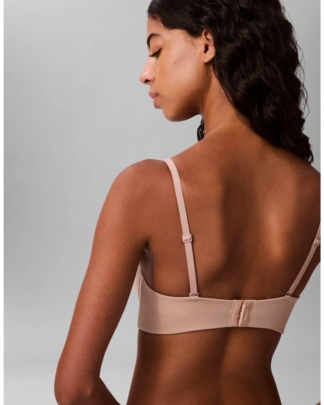 Calvin Klein Brown Perfectly Fit Strapless Bra