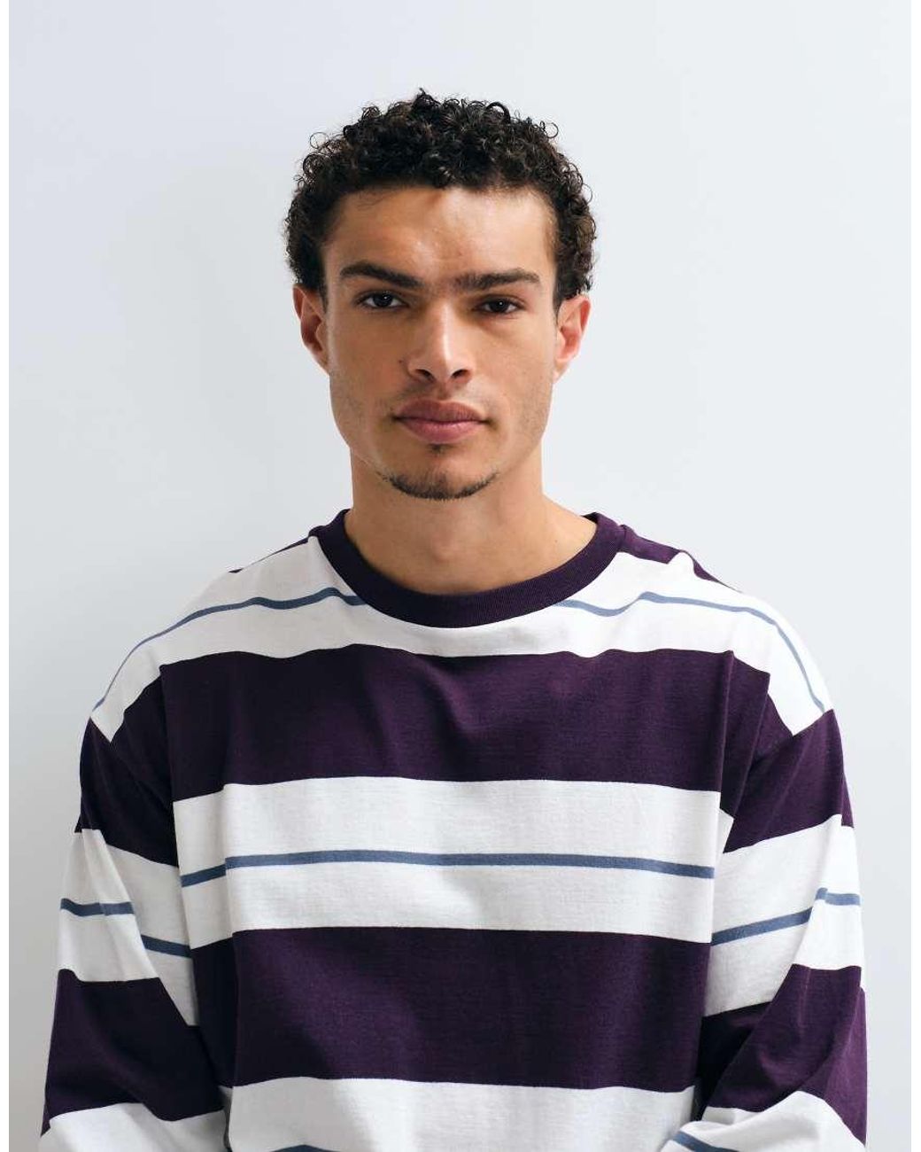 ARKET Blue Oversized Long Sleeve T-shirt for men
