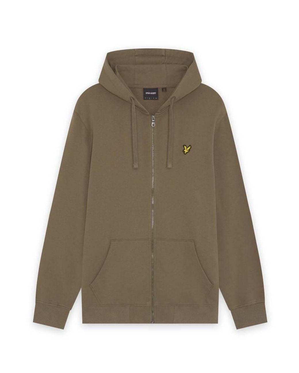Lyle & Scott Natural Mid Layers Zip Through Hoodie for men