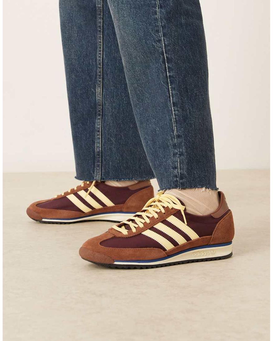 Adidas Originals White Sl 72 Og Trainers