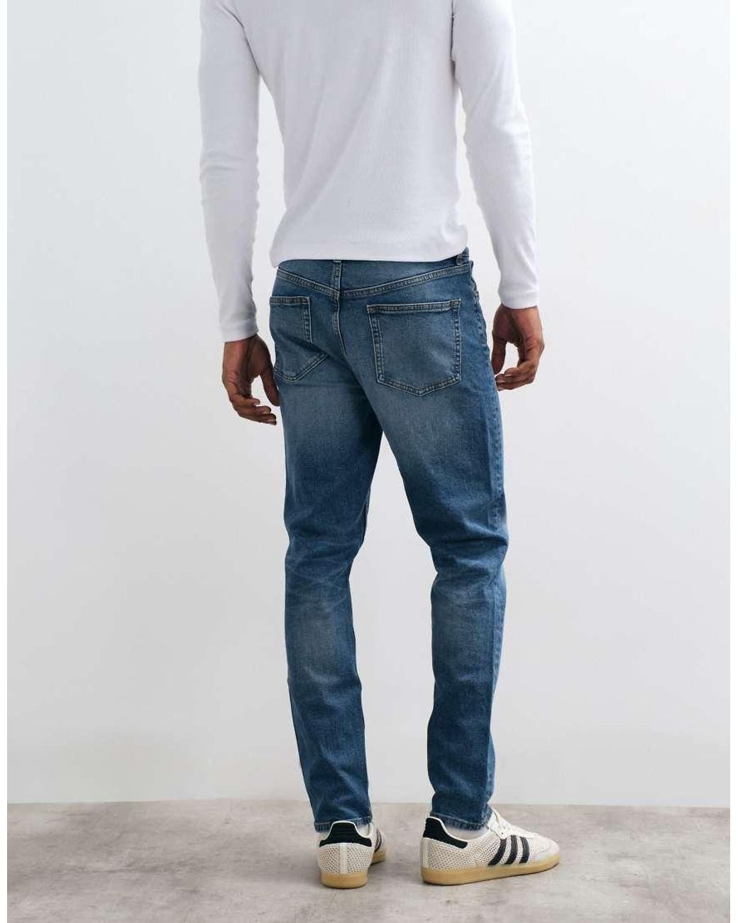 ASOS Blue Skinny Jeans for men