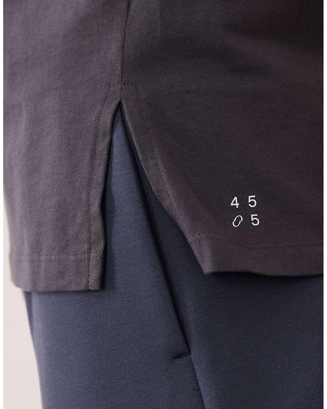 4505 Blue Icon Cotton Drop Armhole Vest With Quick Dry Finish