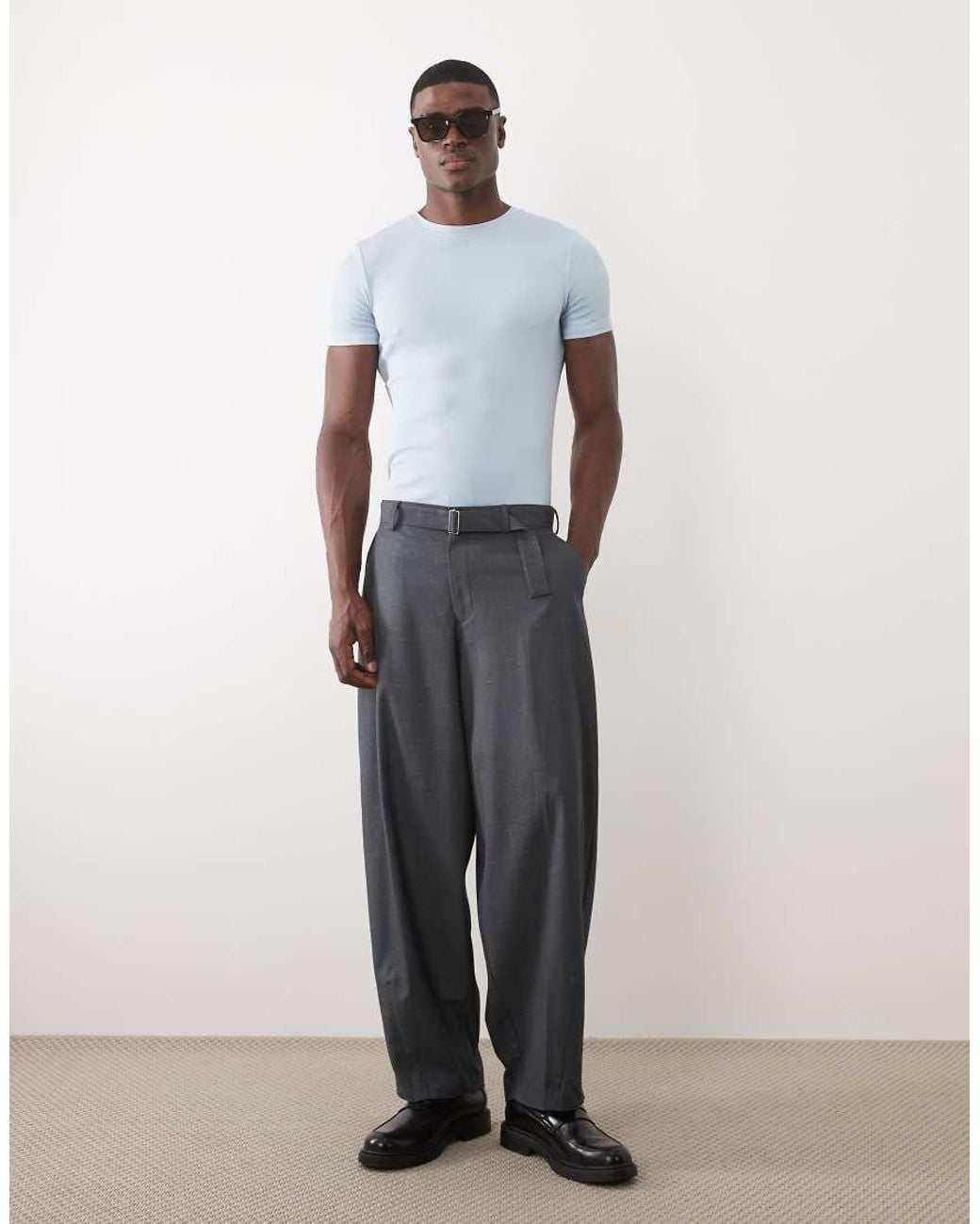 ASOS White Essentials Muscle Fit T-shirt for men
