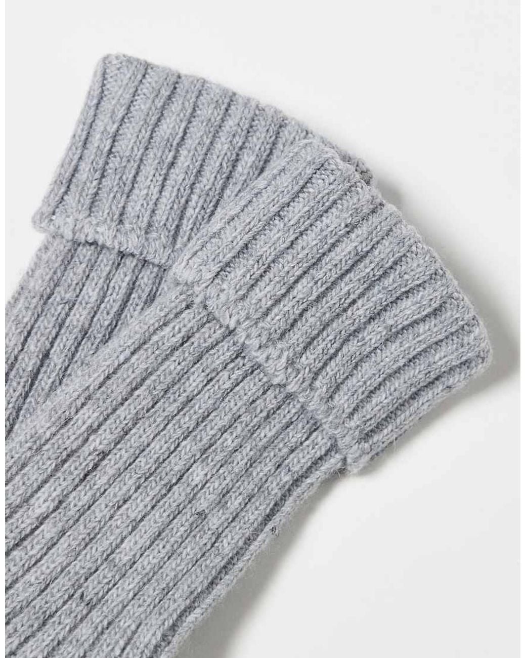ASOS White 2 Pack Wool Boot Ankle Socks