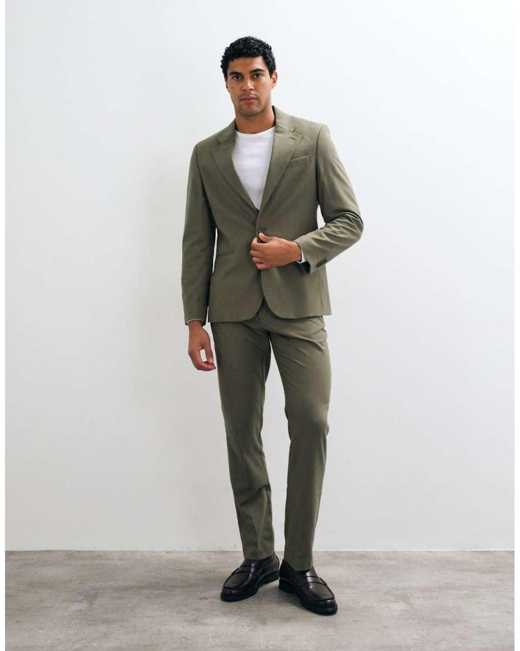 ASOS Green Slim Suit Jacket for men