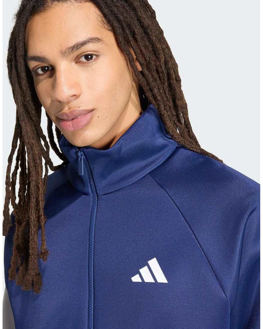 Adidas Blue Stadium Tracktop for men