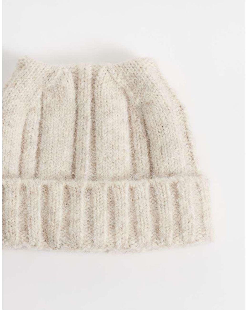 Collusion Natural Fluffy Ear Beanie