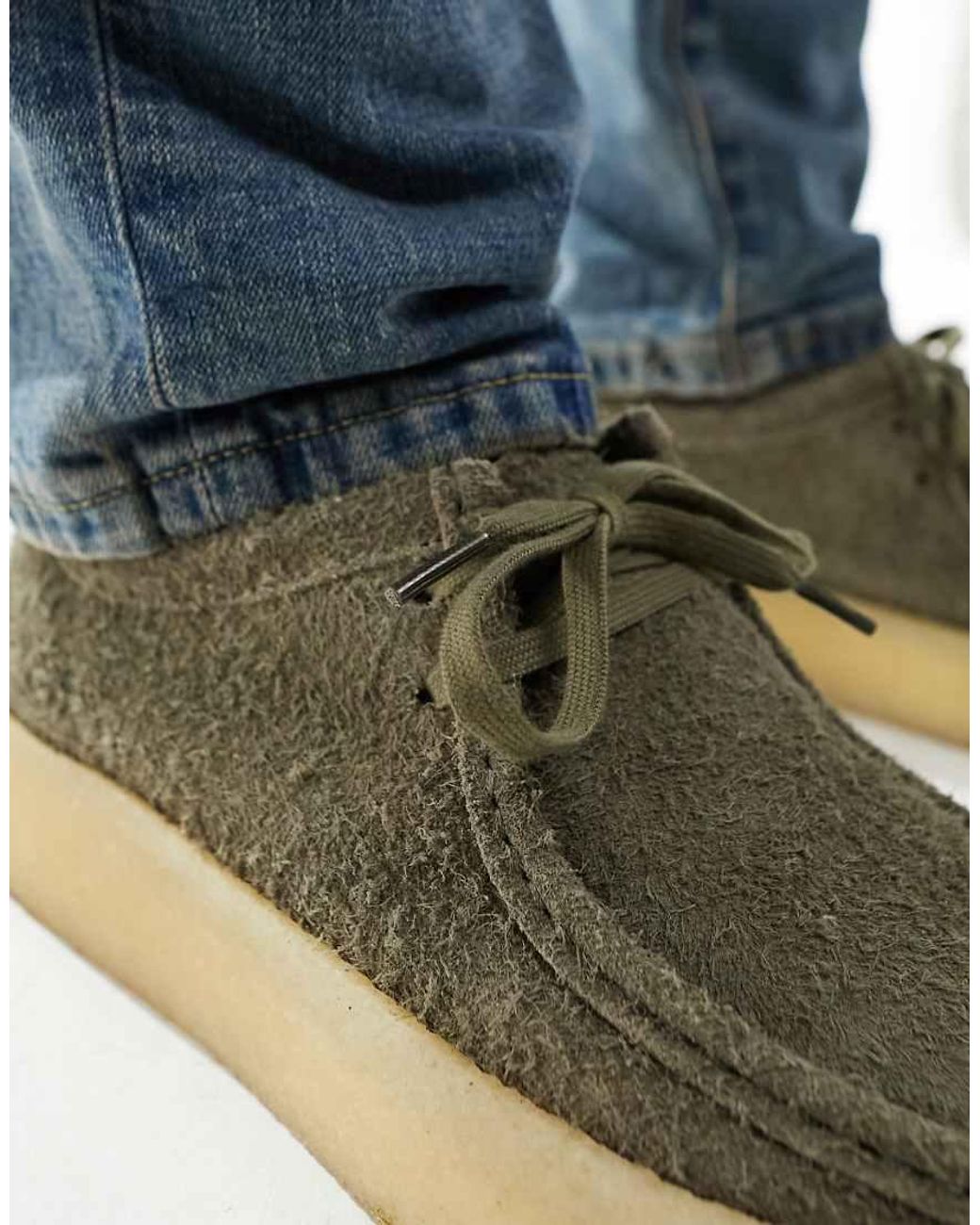 Clarks Blue Wallabee Cupsole Shoes for men