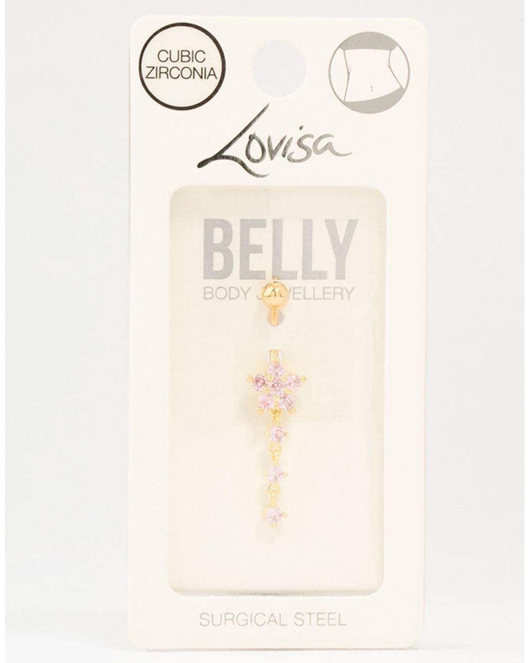 Piercing Lovisa en coloris Metallic