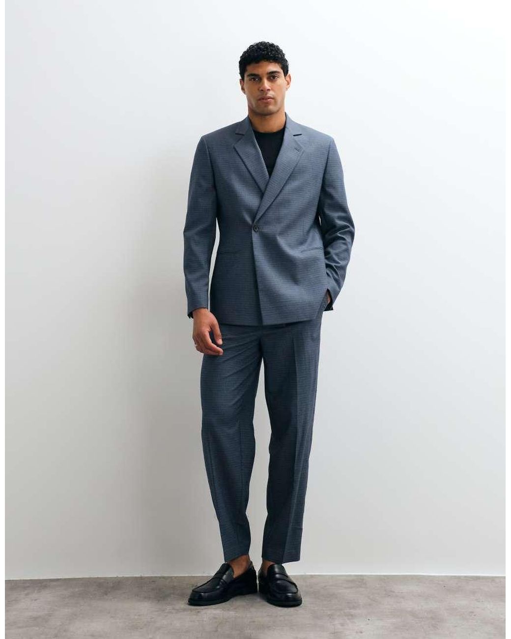 ASOS Blue Regular Suit Jacket for men