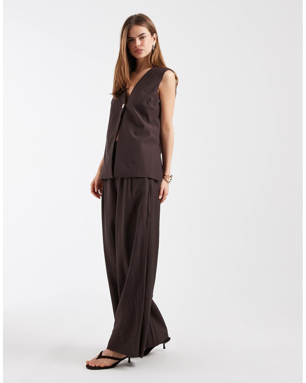 Gilet Object en coloris Brown