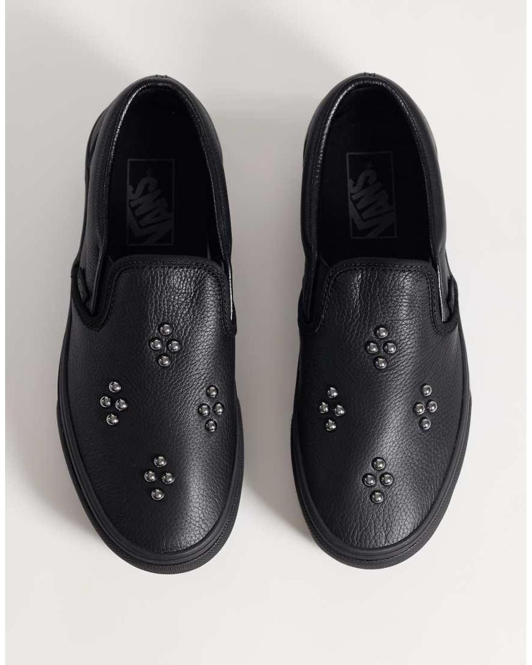 Vans Black Classic Stackform Studded Slip-on