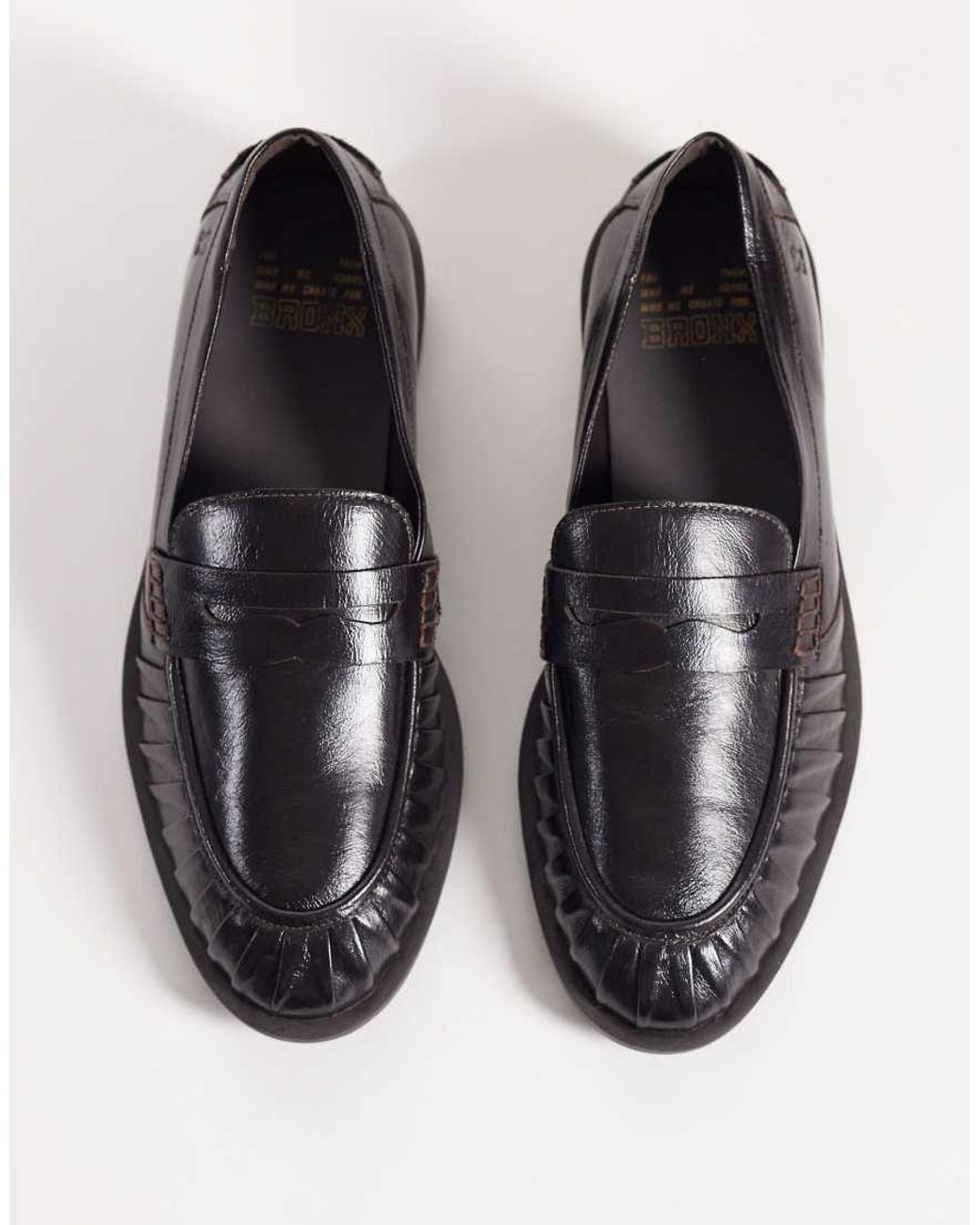 Bronx Brown Next-Wagon Premium Leafer Loafers