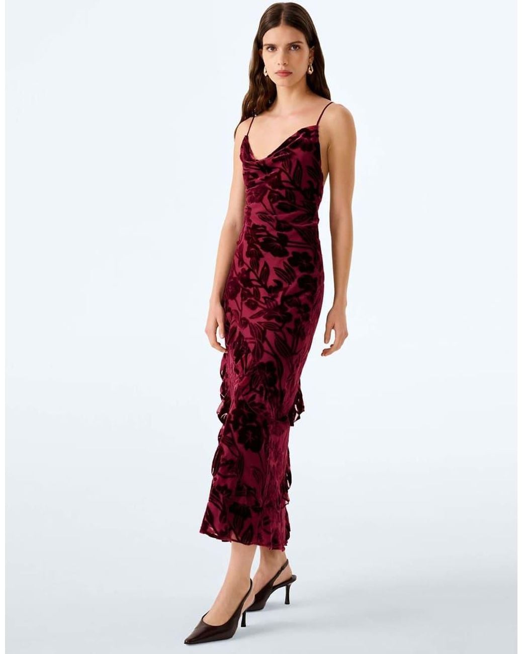 OMNES Red Taylor Dress