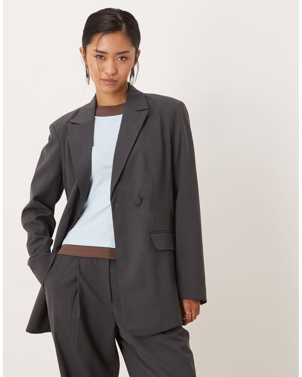 Aware Gray Mix & Match Tailored Blazer
