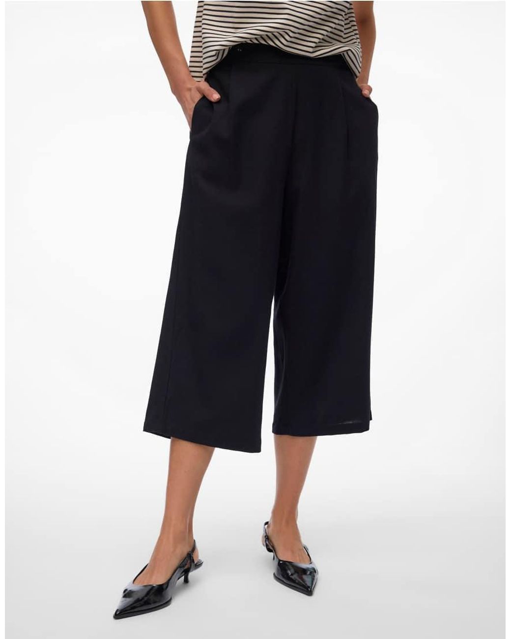 Vero Moda Blue Culotte Trousers