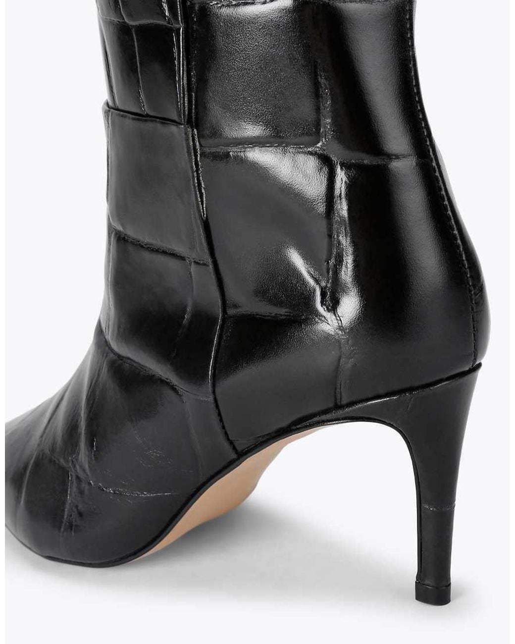 KG by Kurt Geiger Black Strict High Boot Knee Boots