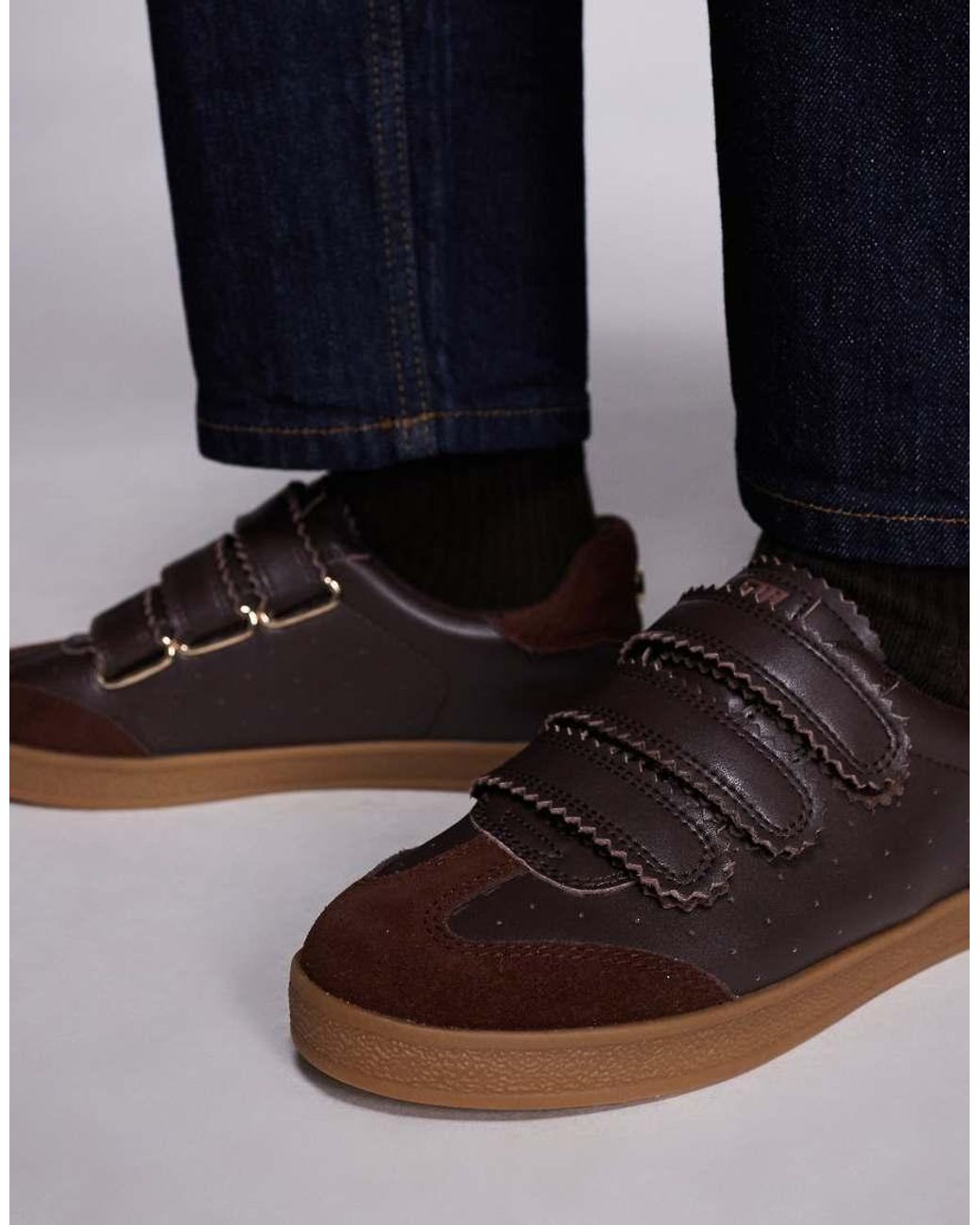 Steve Madden Blue Daybreak Gum Sole Trainer