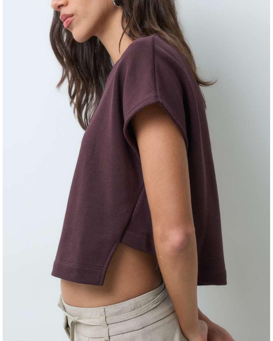 ASOS Purple Jersey Top