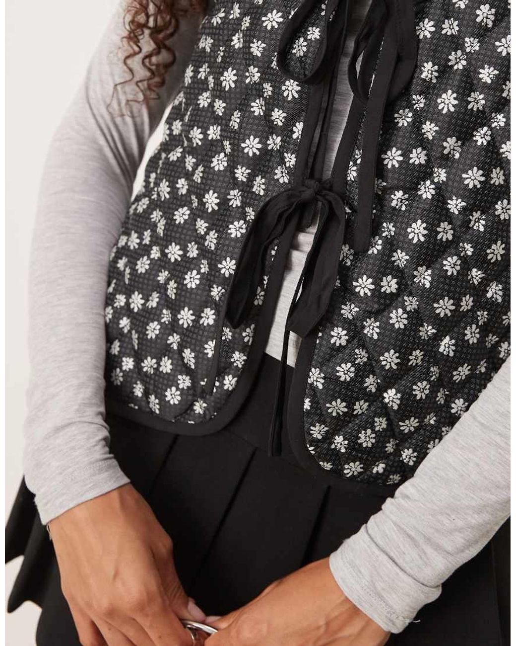 Glamorous Black Quilted Gilet