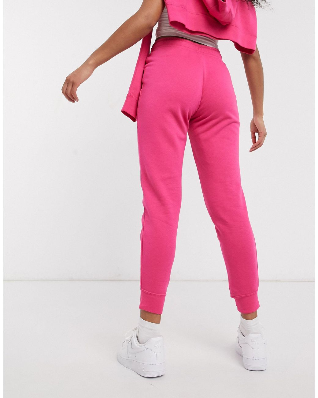 Nike Baumwolle – Essentials – Schmale Jogginghose in Pink | Lyst AT