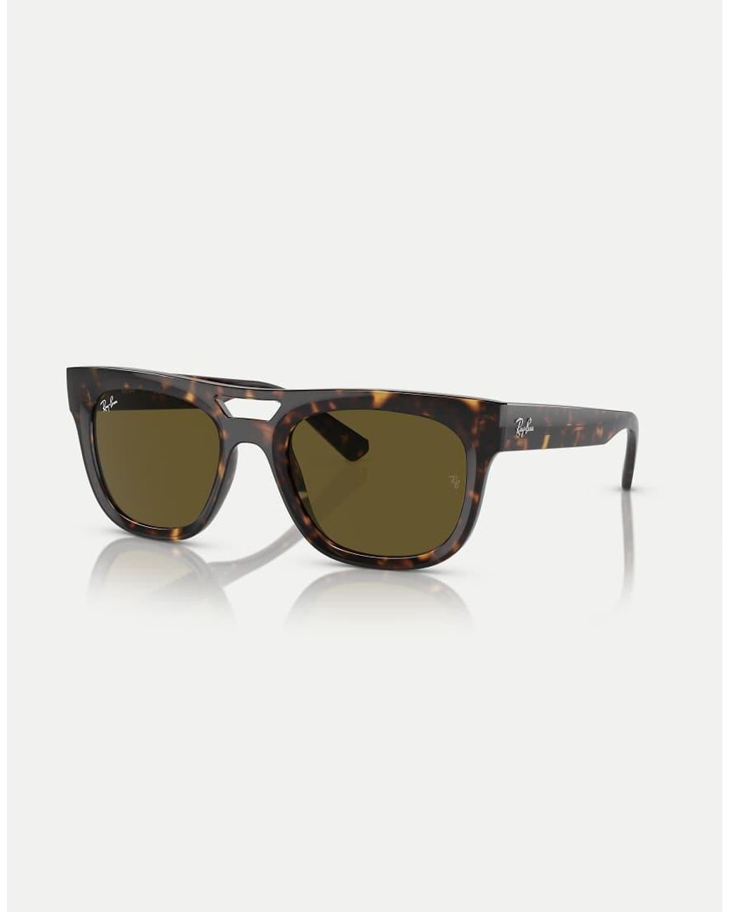 Ray-Ban Brown Phil Square Sunglasses