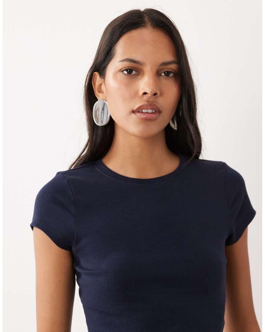 New Look Blue Baby Tee